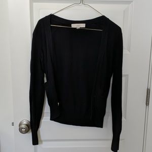 Navy Cardigan Sweater